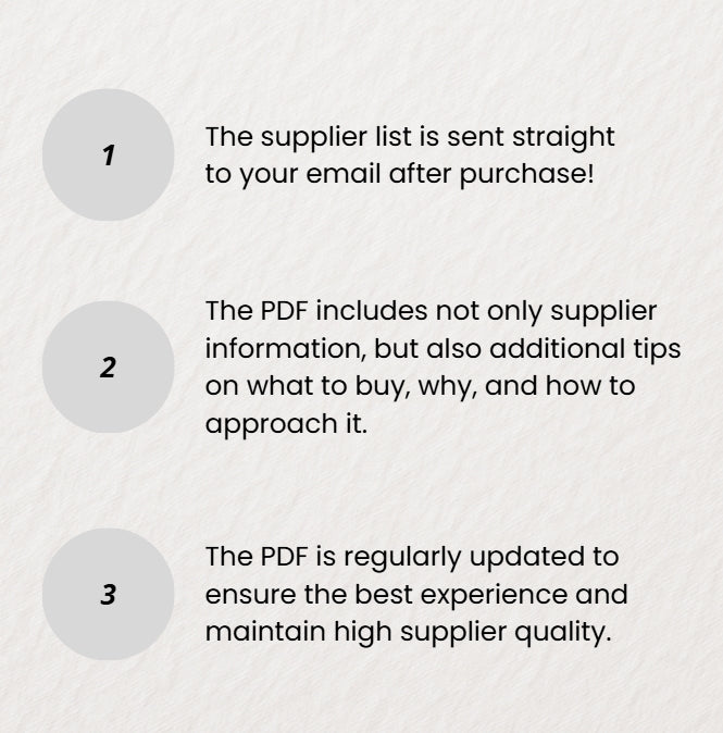 All 1:1 Supplier Links