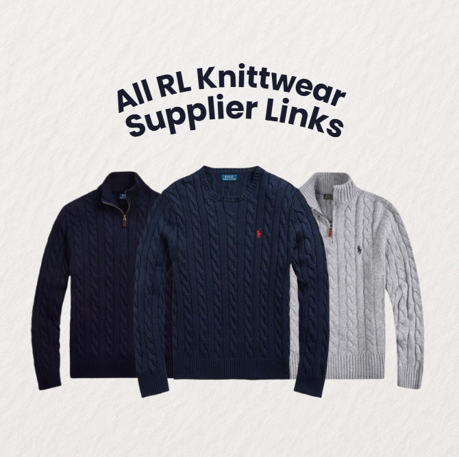 All RL Knittwear Supplier Links